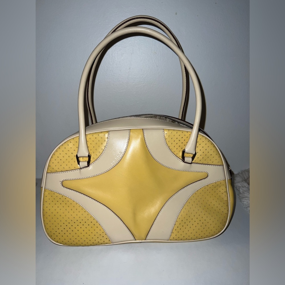 Prada Yellow Shoulder Bag